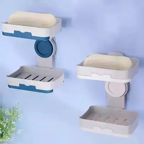 Bathroom Dish Soap Holder Soap Dishes & Holders Wall-mounted soap dish with drain box · Dondepiso