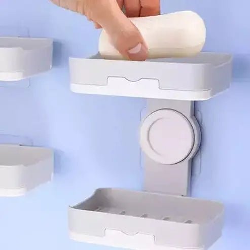 Bathroom Dish Soap Holder Soap Dishes & Holders Wall-mounted soap dish with drain box · Dondepiso