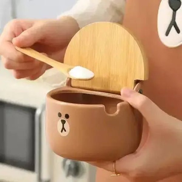 Kawaii Seasoning Box Spice Organizers LINE FRIENDS Kawaii Seasoning Box – Dondepiso