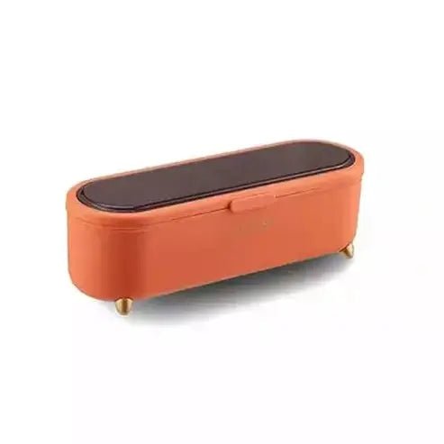 4-format Seasoning Box Spice Organizers Orange Multi Kitchen Spice Storage Container with Lid - Dondepiso