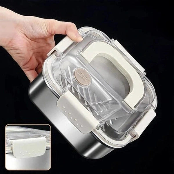 Stainless Steel Food Preservation Box - Oven, Freezer, Dishwasher Safe Container with Sealing Lid