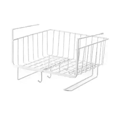 Metal Hanging Basket Storage Hooks & Racks White / C Metal Under Cabinet Storage Hanging Basket - Dondepiso