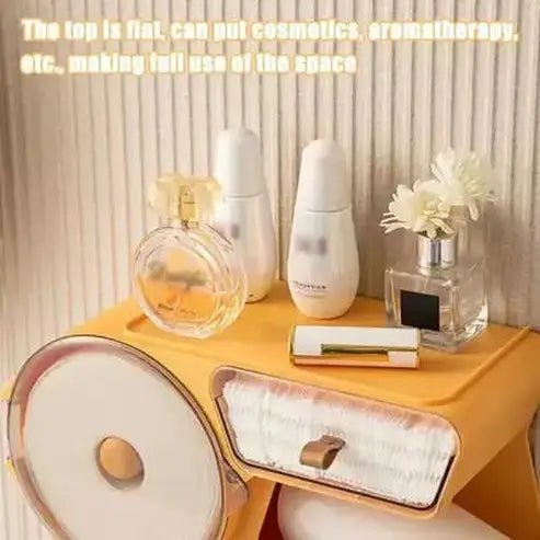 Roll Paper Rack Toilet Paper Holders Multipurpose Bathroom Toilet Paper Storage Box – Dondepiso