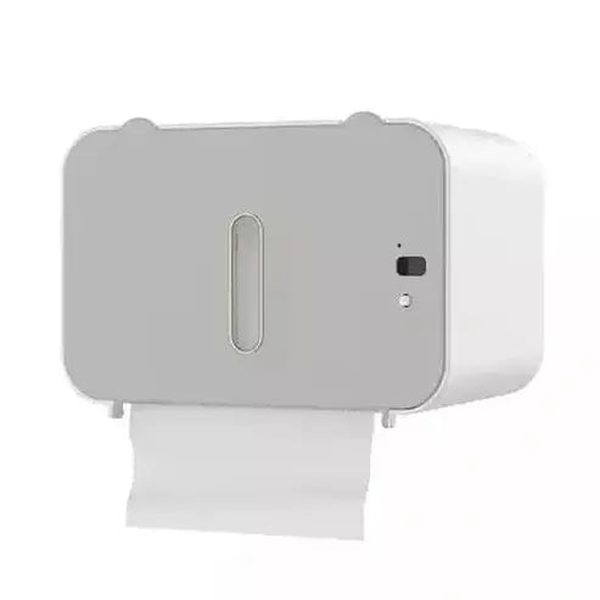 Induction Toilet Paper Holder Toilet Paper Holders Gray Smart Induction Toilet Paper Dispenser Box – Dondepiso