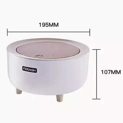 Desktop fashion Dustbin Trash Cans & Wastebaskets White Durable Small Desktop Luxury Fashion Trash Can – Dondepiso