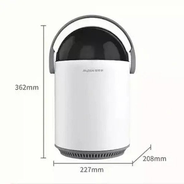 Round Garbage Bin Trash Cans & Wastebaskets White Gorgeous round trash can with automatic bagging – Dondepiso