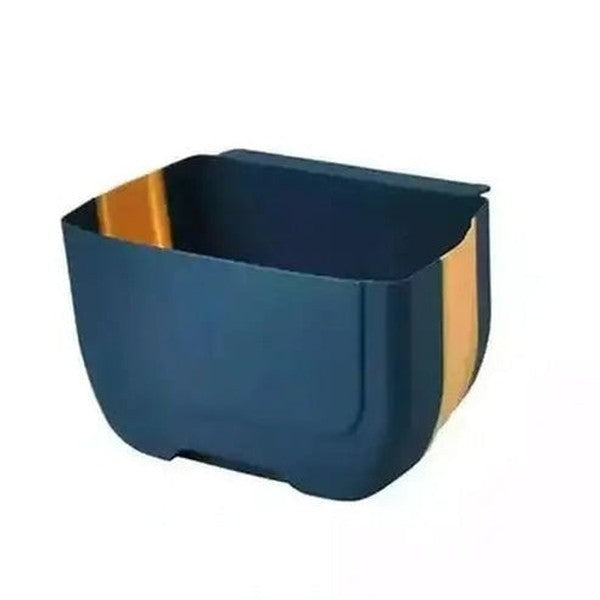 Folding Trash Can Trash Cans & Wastebaskets Kitchen Folding Hanging Plastic Trash Bin – Dondepiso