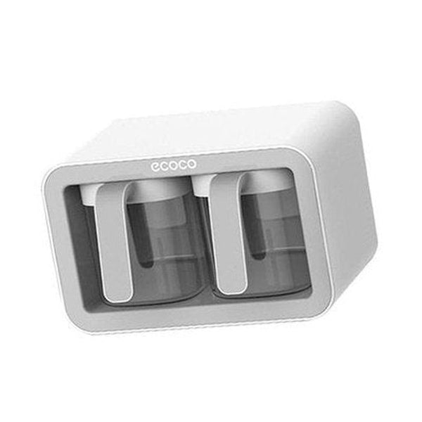 two-thirds cup capacity wall mounted spice rack accessory sugar bowl salt shaker seasoning container boxes and spoons storage supplies. type: spice organizers.