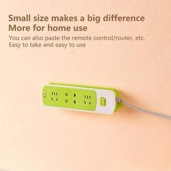 Adhesive Socket Storage Rack for Organized and Hassle-Free Office