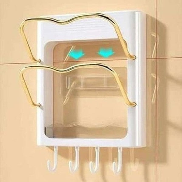 Useful and sturdy space-saving pot lid rack