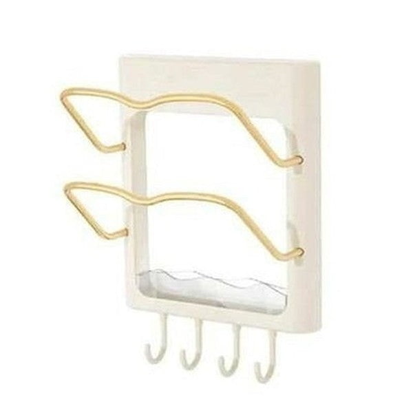 Useful and sturdy space-saving pot lid rack