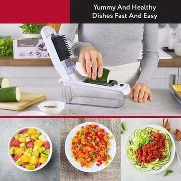 Veggie Chopper Spiralizer Kitchen Vegetable Slicer