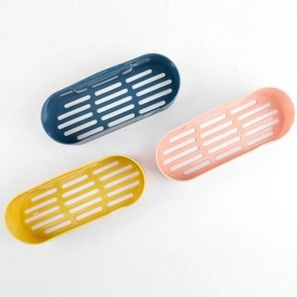 Bathroom Shelf Cosmetic Wall Free Punch Wall Mounted Plastic Organizing Rack Bathroom Organizers. Product Type: Bathroom Accessory Mounts.