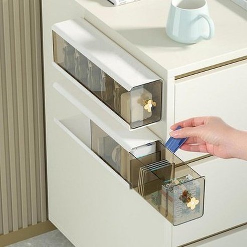 wall mounted storage box transparent sock underwear closet organizer multifunctional drawer type kitchen storage free punching. type: household storage drawers.