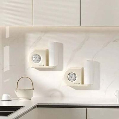 Wall Mounted Dustproof Keeping Plastic Wrap Storage Box