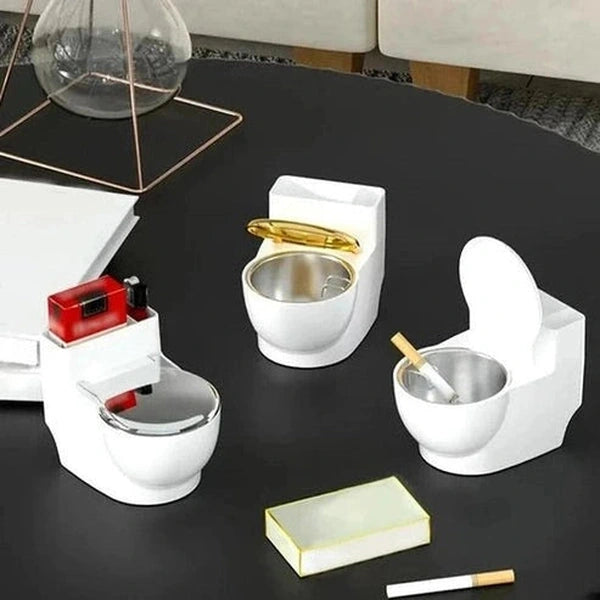 Wall-Mounted, Punch-Free Cigarette Holder for Bathroom Decor