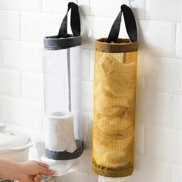 home garbage bag holder wall mount plastic bag holder hanging storage dispenser garbage bag kitchen garbage organizer. type: kitchen utensil holders and racks