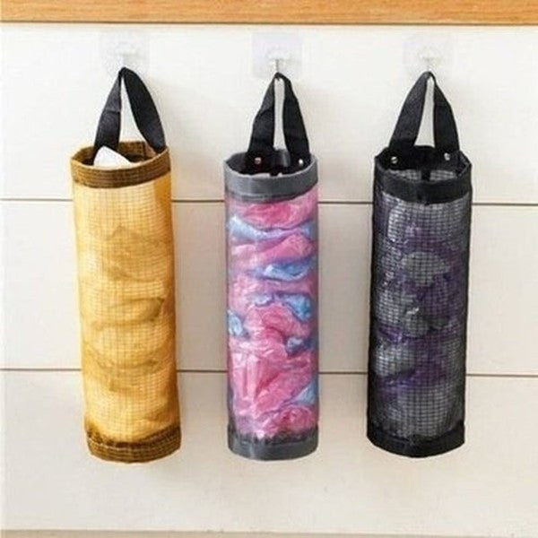 home garbage bag holder wall mount plastic bag holder hanging storage dispenser garbage bag kitchen garbage organizer. type: kitchen utensil holders and racks