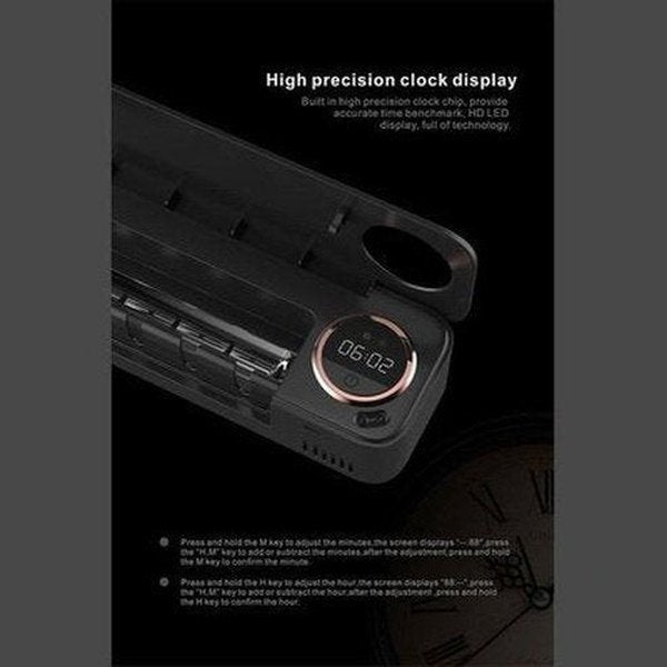 Xiaomi UV Toothbrush Razor Storage Sterilizer Rechargeable Toothbrush Holder LED Display Wall Mount Bathroom Accessories. Type: Toothbrush Holders. Brand: Xiaomi