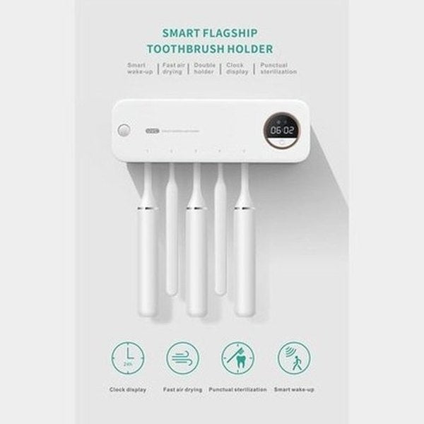 Xiaomi UV Toothbrush Razor Storage Sterilizer Rechargeable Toothbrush Holder LED Display Wall Mount Bathroom Accessories. Type: Toothbrush Holders. Brand: Xiaomi