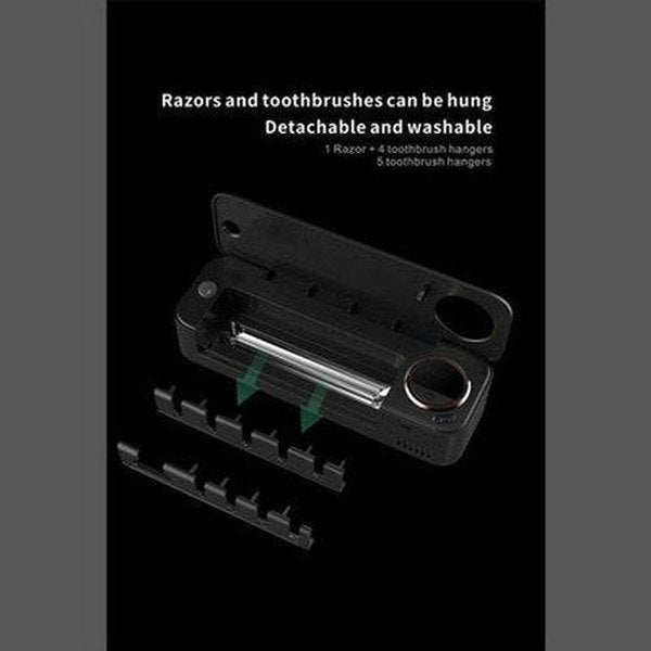 Xiaomi UV Toothbrush Razor Storage Sterilizer Rechargeable Toothbrush Holder LED Display Wall Mount Bathroom Accessories. Type: Toothbrush Holders. Brand: Xiaomi