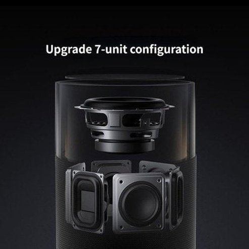 Xiaomi Sound Pro Upgrade 7 Cell 40W Configuration Colorful Galaxy Atmosphere Light Annular Transparent Body Music Connectivity Indicator. Audio Components: Speakers.