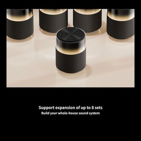 Xiaomi Sound Pro Upgrade 7 Cell 40W Configuration Colorful Galaxy Atmosphere Light Annular Transparent Body Music Connectivity Indicator. Audio Components: Speakers.