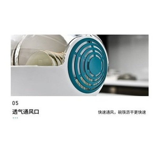 Zeppelin Shape Drain Dish Rack Kitchen Storage Holder Large Capacity Partition Storage Easy to Disassemble and Wash Creative Storage. Dish Racks & Drain Boards