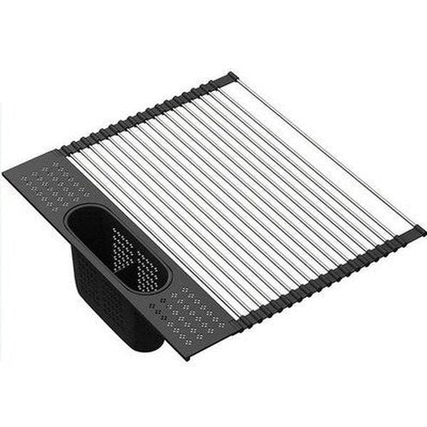 Roll Up Dish Drainer Over Sink Sheet Bottle Food Drainer Strainer Basket Strainer Drainer Tableware Dish Storage. Kitchen Tools and Utensils: Dish Racks and Drain Boards.