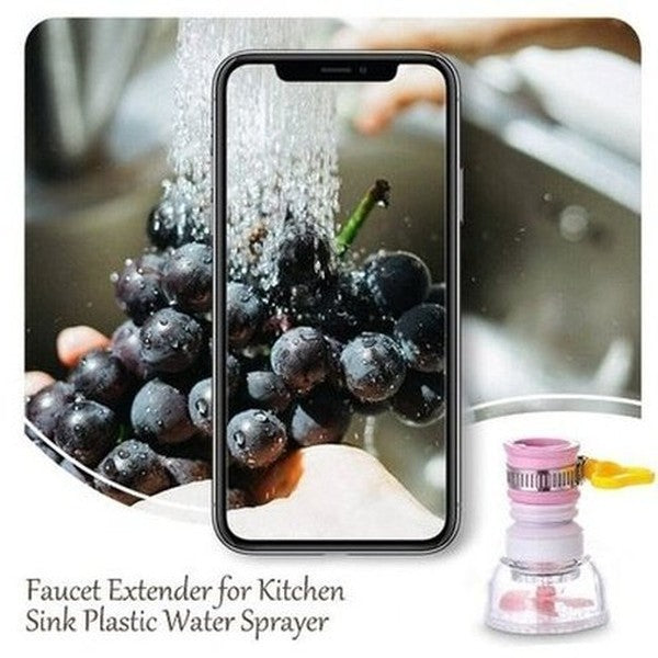 Adjustable Faucet Extender Shower Faucet Aerators 360 Degree Pressurized Adjustable Shower Faucet Extender · Dondepiso