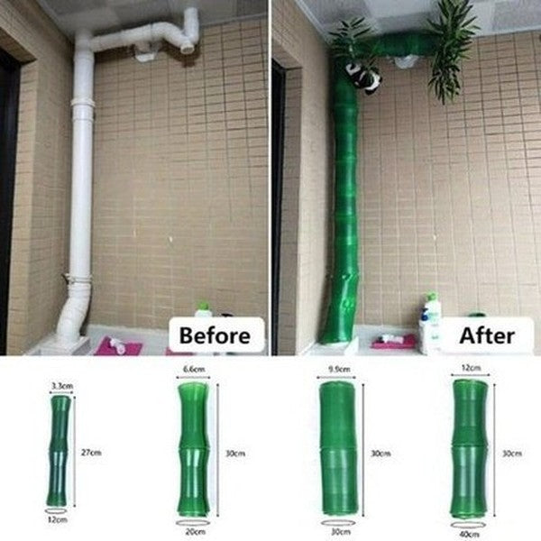 Bamboo Style Pipe Decoration for Indoor Spaces