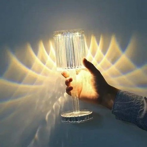 Diamond Decorative Crital USB Table Lamp