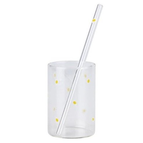 2pc Cute Printing Straws Glass Cup Fruit Pattern Transparent Milk Water Cup Heat Resistant Coffee Tea. Drinkware: Coffee & Tea Cups. Shop anywhere you go online.