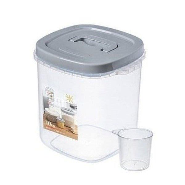 Rice Storage Bin with Measuring Cup. Sealed Flour Storage Tank 1.2L/5KG Food Storage Container Airtight Rice. Food Storage. Product Type: Food Storage Containers.