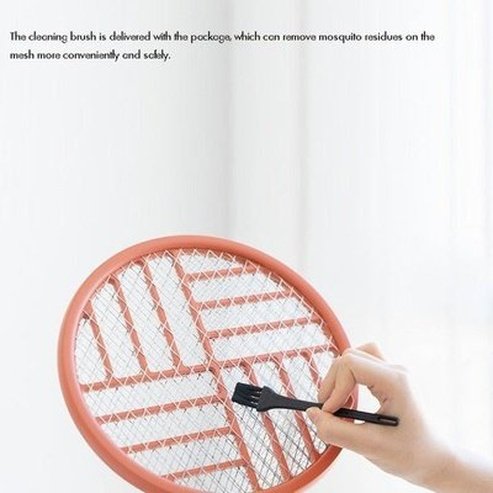 Mini Electric Fly Swatter Racket with Light Handheld Personal Bug Zapper Mosquito Zapper Rechargeable 3 Layer Electric Grid: Type: Mosquito Nets & Insect Screens.