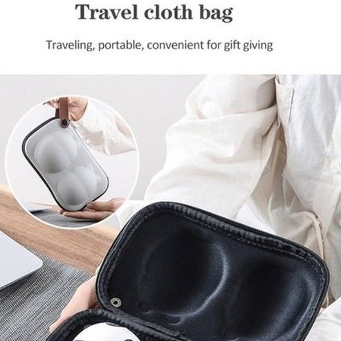 Ceramic Panda Tea Set With 2 Cups And Anti-Fall Cover A Travel Office Portable Chinese Tea Set Mini Carry Bag Teacup With Filter Fine Gift. Type: Coffee & Tea Sets.