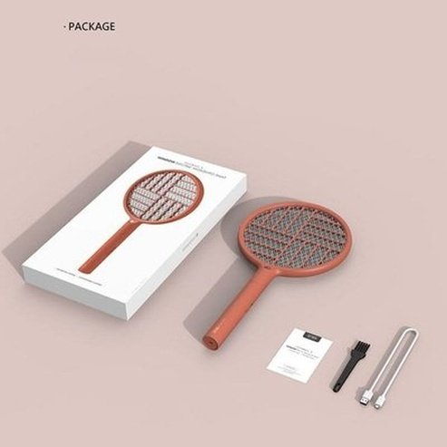 Mini Electric Fly Swatter Racket with Light Handheld Personal Bug Zapper Mosquito Zapper Rechargeable 3 Layer Electric Grid: Type: Mosquito Nets & Insect Screens.
