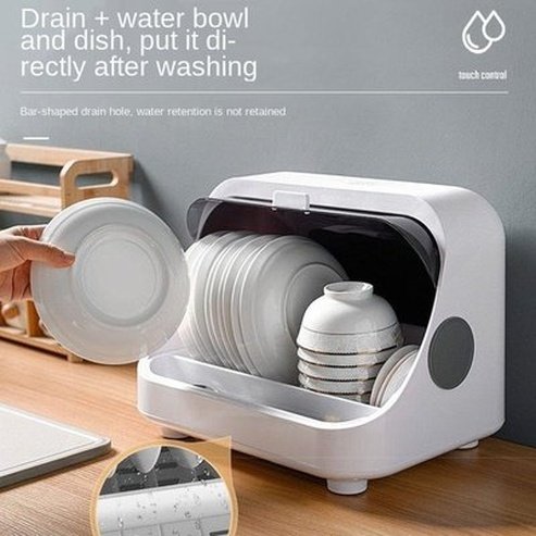 Kitchen Tableware Storage Rack with Bowl and Plate Drainer