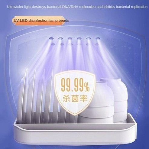 Kitchen Tableware Storage Rack with Bowl and Plate Drainer