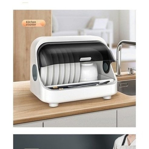 Kitchen Tableware Storage Rack with Bowl and Plate Drainer