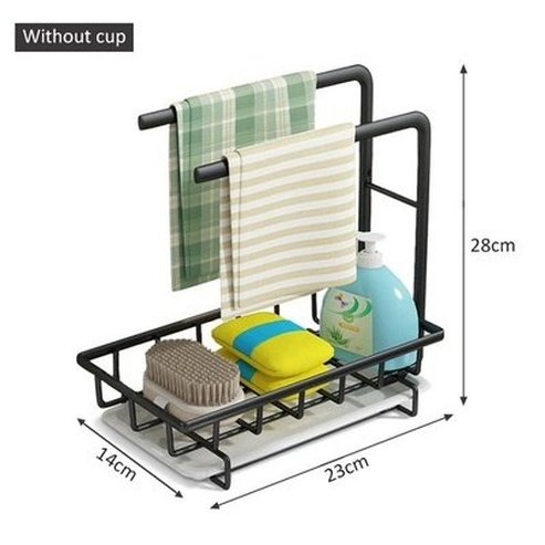 Sink Holder Rack For Sponge And Kitchen Soap