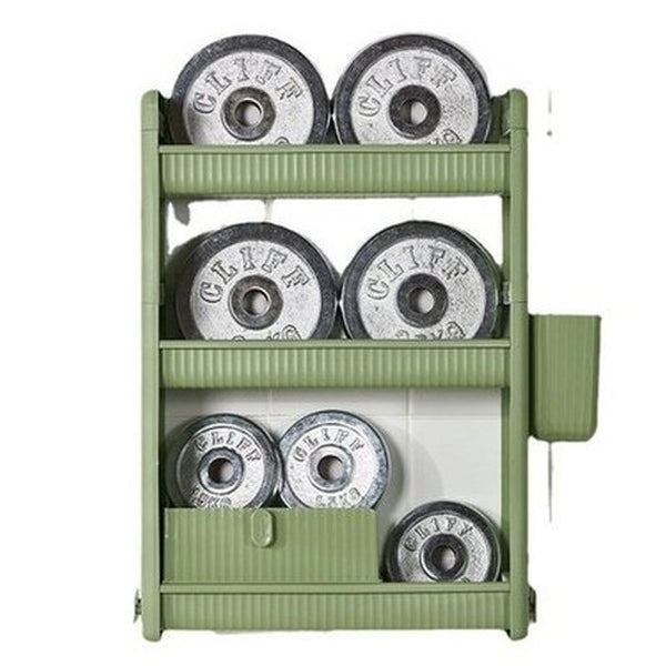 Punch-Free Kitchen Wall-Mounted Storage Rack Household Multi-layer Wall Seasoning Rack Bathroom Storage Rack. Kitchen Organizers: Kitchen Utensil Holders & Racks.