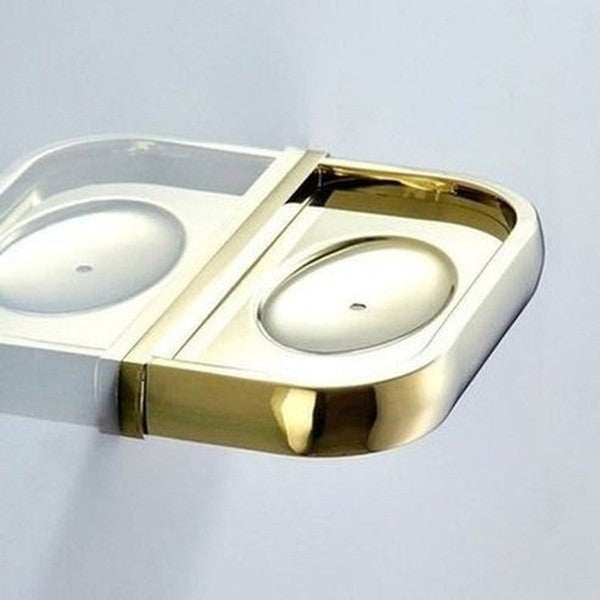 Gold Wall Mounted Bathroom Soap Dish Holder