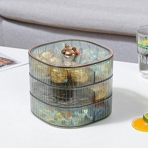 2/3 Tiers Elegant Acrylic Food Storage Case Snack Box Nuts Case Good Sealing Food Storage Cartoon Round Nuts Box. Food Storage. Type: Food Storage Containers.
