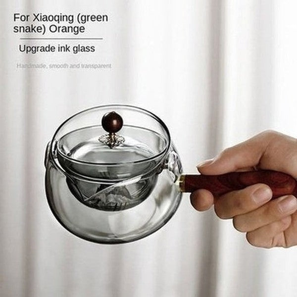 500ml Glass Boiling Kettle Electric Ceramic Kiln Kettle Rotating Teapot High-end Tea Set Heat-resistant Teapot. Kitchen Appliances. Product Type: Tea Makers.