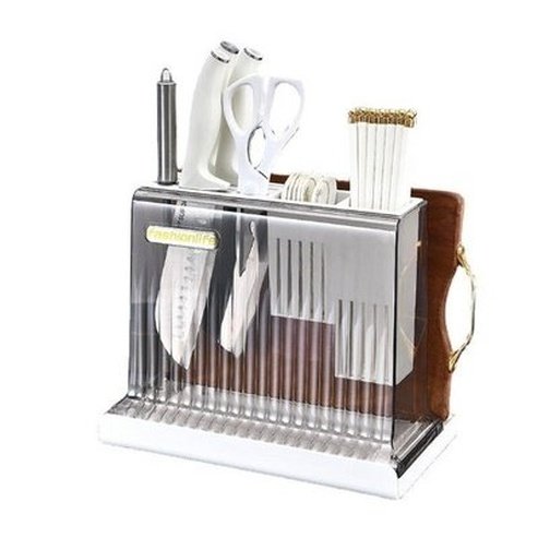 Light Cookware Rack Cutlery Holder Knife Storage Block