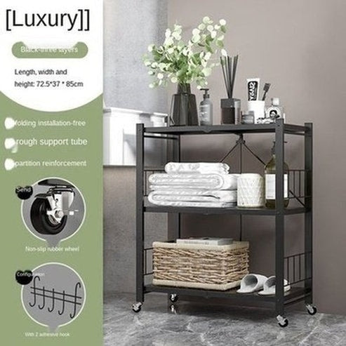 Rolling Multi-layer Storage Shelving