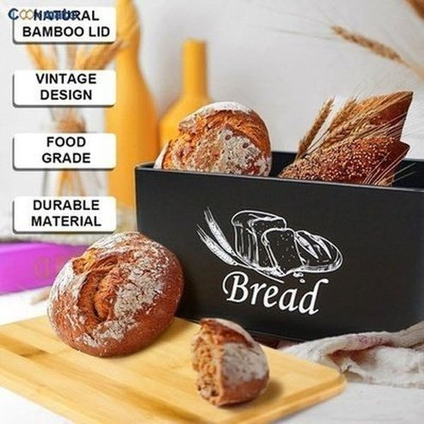 Metal Bread Box