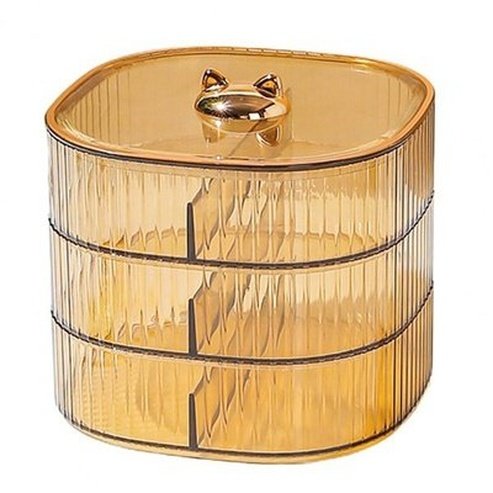 2/3 Tiers Elegant Acrylic Food Storage Case Snack Box Nuts Case Good Sealing Food Storage Cartoon Round Nuts Box. Food Storage. Type: Food Storage Containers.