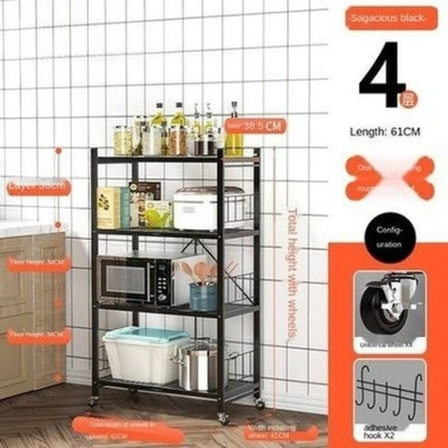 Rolling Multi-layer Storage Shelving